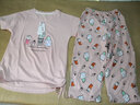 芊之雅睡衣女夏天甜美可爱纯棉居家服短袖七分裤休闲卡通女生家居服套装 MJC-22-7031# 女M/160 实拍图