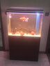 森森（SUNSUN）热弯鱼缸水族箱底过滤高清玻璃金鱼缸含灯过滤器 0.8米长30cm宽63cm缸高 底滤黑色 实拍图