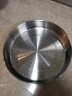 Momscook 不锈钢菜盆 盘子 碟子 304材质 大菜盘 （JA-WP34） 1个 34cm 实拍图