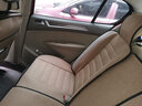 君适 四季通用汽车坐垫全包围汽车座套仿亚麻布艺座垫夏季座椅套用于 豪华版卡其色 标致408标志301标致308标致508标致307 实拍图