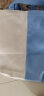 帆布包女单肩韩国原宿ulzzang日系韩版简约百搭森系大容量斜挎袋布包布袋 蓝色拼白色 实拍图