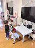 培优幼儿园桌椅可涂鸦儿童学习桌可升降课桌椅套装家用画画积木桌游戏 果绿色60*80  单独桌子 实拍图
