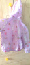 贝壳家族宝宝印花外套春装新款女童童装儿童外套上衣wt6806 紫色可爱兔 120cm 实拍图