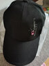 帽子男韩版潮时尚棒球帽女韩版百搭遮阳帽春夏秋季太阳帽青年学生鸭舌帽 黑色 男女通用可调节 实拍图