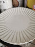 川岛屋白均釉日式餐具套装陶瓷家用西餐盘牛排盘微波炉专用器皿 8寸浅盘 实拍图