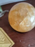 晶蕊世家天然黄色方解石球摆件黄色水晶球摆件原石打磨水晶球摆件冰洲石球 精选直径5厘米 实拍图