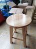 灿智实木凳子圆凳小板凳木凳子矮凳时尚板凳桌凳餐凳家用垫脚脚踏 凳高40CM 实拍图