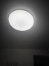 圆形led吸顶灯外壳罩简约 房间阳台走廊厨房灯罩子防刺眼配件 旋口灯罩口径44.5cm 实拍图
