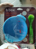 b.box贝博士吸盘碗 宝宝硅胶辅食碗勺套装 儿童训练碗防摔餐具 海水蓝 实拍图