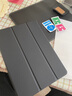 钦灵 苹果2018新款ipad保护套9.7英寸2017平板A1822皮套air2/ipad56壳超薄 黑色（三折款软壳）+钢化膜+内胆包 实拍图