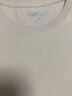 MARKLESS【安心品质】纯棉亲肤T恤男士纯色短袖打底衫5630 奶茶杏 XL 实拍图