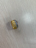 周生生 PROMESSA同心18K白色及玫瑰色黃金同心结钻戒婚戒91329R 14圈 实拍图