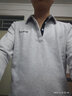 啄木鸟长袖T恤男春秋款翻领纯色男士衣服男装春装体恤打底衫 T102灰色加绒 L /170 实拍图