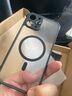 爱酷 2025新款Magsafe磁吸手机套苹果14pro手机壳苹果15Promax保护壳13超薄碳纤维纹全包防摔硅胶软套 苹果12ProMax（6.7英寸）碳纤维纹磁吸壳  实拍图