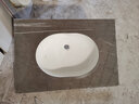 TOTO卫浴 台盆陶瓷洗脸盆面盆洗手盆台下盆防裂椭圆形LW546B(07) LW546智洁盆550*400m【 裸盆不含配件】 实拍图