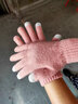 卡帝乐鳄鱼羊毛手套女秋冬季加厚防寒保暖针织毛线手套女士开车骑行触屏手套 实拍图