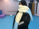 途尊手工DIY编织定制字母小熊围巾材料包 自织毛线情侣围巾送男女朋友 【冰条线】水蓝2团乳白1团 材料包自己织【红色小号神器+小熊贴+留言3个字母】 实拍图
