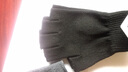 开妮特 露指半指手套男女情侣款冬季保暖柔软分指漏指开车打字针织半截 黑色-女款 均码 实拍图