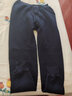 fons 男士保暖裤三层加厚夹棉中老年人秋裤高腰全棉打底棉毛线裤宽松内穿纯棉裤衬裤家居裤秋冬 深兰 3XL 实拍图