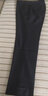 红豆西裤男【免烫垂顺抗皱】商务黑色西装裤职业休闲裤子男西服裤子 黑色【春秋款 随心裁 裤线定型】 35 实拍图