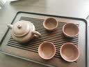 红铁普 宜兴紫砂壶宜兴手工原矿紫泥仿古茶壶礼盒套装礼品茶具1壶4杯 220ml紫泥仿古壶礼盒套装   5头 实拍图