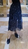 PORTS宝姿商场同款新品女装优雅雪纺不对称拼接半裙 丈青-1 2 晒单实拍图