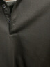 恒源祥长袖T恤男士纯色翻领含桑蚕丝体恤上衣15808502黑色加绒170/88A 实拍图