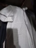 雅鹿休闲短袖衬衫男夏季青年牛津纺翻领纯色时尚男士衬衣 300 （42）  实拍图