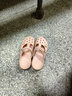 漂步洞洞鞋女凉鞋厚底花园凉拖鞋平底防滑孕妇户外涉水包头休闲沙滩鞋 杏粉色 37 实拍图