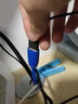 山泽USB延长线1米usb3.0高速传输数据连接线 公对母 AM/AF U盘鼠标键盘加长线蓝色UK-610 实拍图