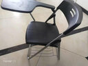 鼎千培训椅带写字板学生办公开会辅导班塑料可折叠一体桌椅会议室椅子 加厚料黑色（6张起售） 实拍图