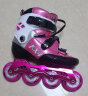 乐秀（ROADSHOW）轮滑鞋溜冰鞋碳纤花式儿童旱冰鞋速滑专业平花男女KX4滑冰鞋 粉黑色3D套装 中码33-35# 晒单实拍图