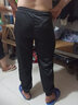众舰行【2条装】运动男士休闲长裤夏季薄款宽松韩版潮流春秋卫束脚裤子 枫叶+纯黑【两条装】夏季薄款 5XL 【建议180-195斤左右】 实拍图