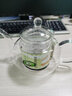 天城一品 玻璃茶壶花茶具沏茶带过滤器烧水壶冲茶器高温耐热 玻璃茶壶（550ml)花茶壶 实拍图