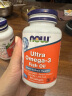 诺奥(NOW Foods)深海鱼油软胶囊 无腥味 中老年 人宠通用 Omega-3 DHA EPA 200粒 美国进口 实拍图