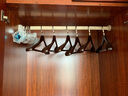 俏天下（Betterall）俏天下实木衣架子西服衣挂大衣衣服挂无痕衣撑衣服撑子西装防滑 男款扁钩复古色 4支装 实拍图