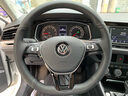 淄客 大众真皮手缝方向盘套迈腾帕萨特朗逸速腾探歌途岳昂观宝来ID346 头层牛皮 小牛皮（定制款黑线） 实拍图