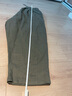 MUJI女式 亚麻 灯笼裤 裤子 长裤 休闲裤 萝卜裤 BEG09C2S 烟熏绿色 S(155/62A) 实拍图