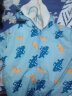 婴儿加绒外套女宝宝儿童男童冬装秋冬衣服小童洋气3加厚1岁棉衣 绒里蓝色 110cm 实拍图
