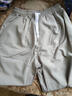 楠馨妤裤子男款夏季男装薄款宽松直筒休闲黑色男士裤宽松百搭九分裤子 6047灰色 L 实拍图