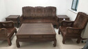 虎大师 红木家具非洲鸡翅木（学名：非洲崖豆木）实木沙发中式客厅组合家具大户型别墅 沙发1+1+3六件套 实拍图