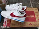 耐克（NIKE）女鞋 25秋季新款运动鞋时尚球鞋低帮休闲鞋大童透气耐磨板鞋子女 【千禧风Y2K】101-白色红勾/晒图退10 35.5 （内长220mm左右） 实拍图