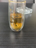 容山堂 双层玻璃杯绿茶杯水晶泡茶杯子主人杯单杯耐热水杯功夫茶杯茶具 金银烧雪山绿茶杯-梅 实拍图