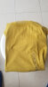 无印良品 MUJI 男式 印度棉天竺编织 圆领短袖T恤 ABA01A0S 黄色 L 实拍图