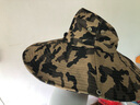 黛莎防晒帽男夏季户外大檐大头围遮阳防紫外线渔夫帽钓鱼太阳帽 卡其迷彩 实拍图