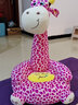 门扉榻榻米坐垫  儿童沙发榻榻米靠垫卡通座椅凳子地板坐墩坐垫玩具 长颈鹿粉坐款 静选款+带拉链 实拍图