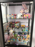 品翔手办展示柜礼品玩具货架防尘家用玻璃陈列柜乐高动漫模型 60*35*180【含钢化玻璃不含灯】 实拍图