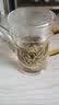 斌能达（BIN NENG DA） 加厚全玻璃绿茶泡茶壶过滤冲茶器红茶泡简约办公室功夫茶具小号 小号茶色把单壶 250ml 实拍图