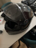 LS2摩托车头盔男机车双镜片碳纤维全盔赛车四季通用防雾FF811 亮黑-6K碳纤 2XL(建议60-61CM) 晒单实拍图