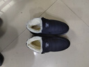 布瑞京冬季纯羊毛男棉鞋老北京布鞋东北保暖中老年爸爸鞋防滑软底棉鞋男 黑色男款 40 实拍图